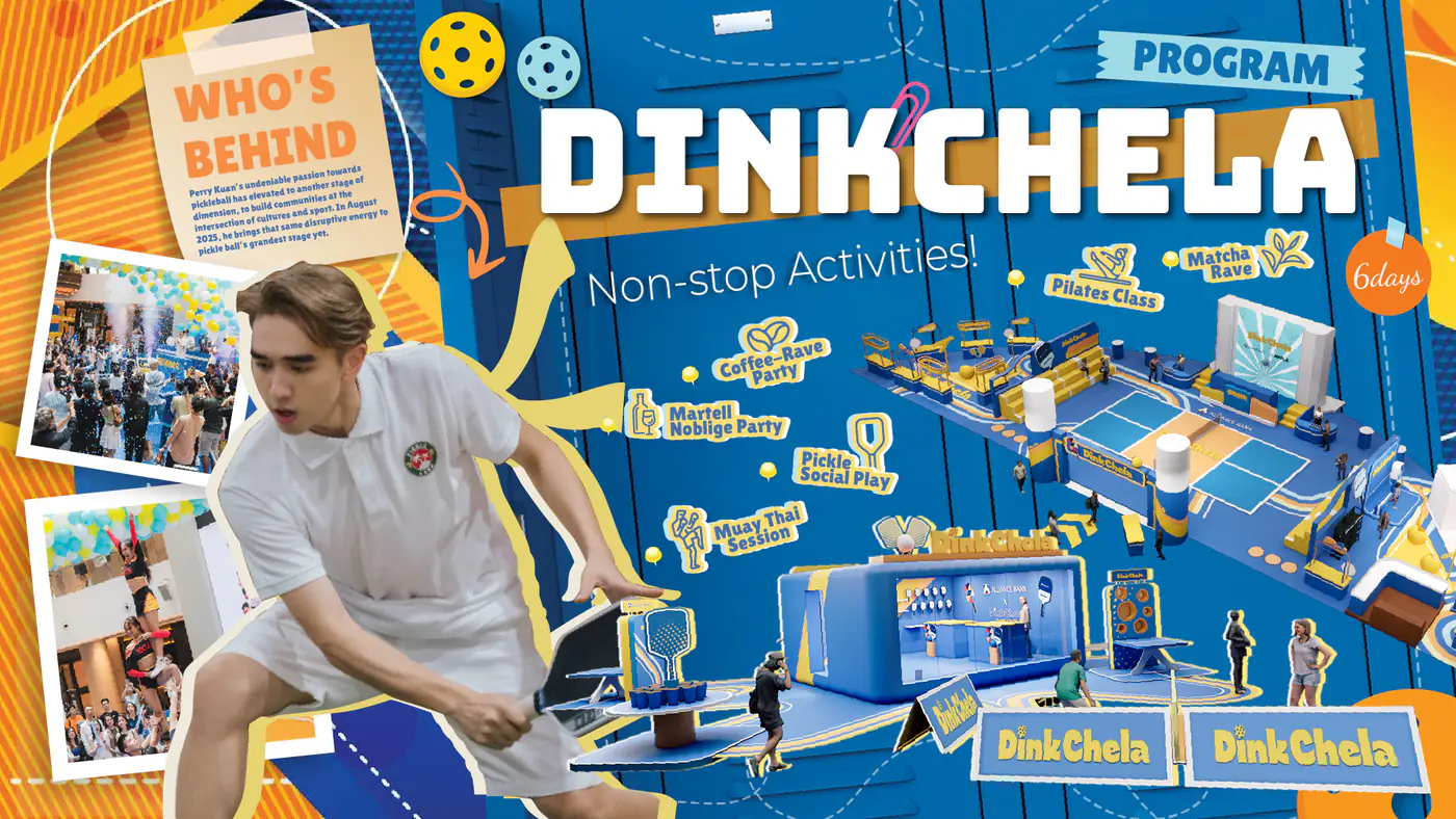 Dinkchela brand activation by La Memoria, Malaysia