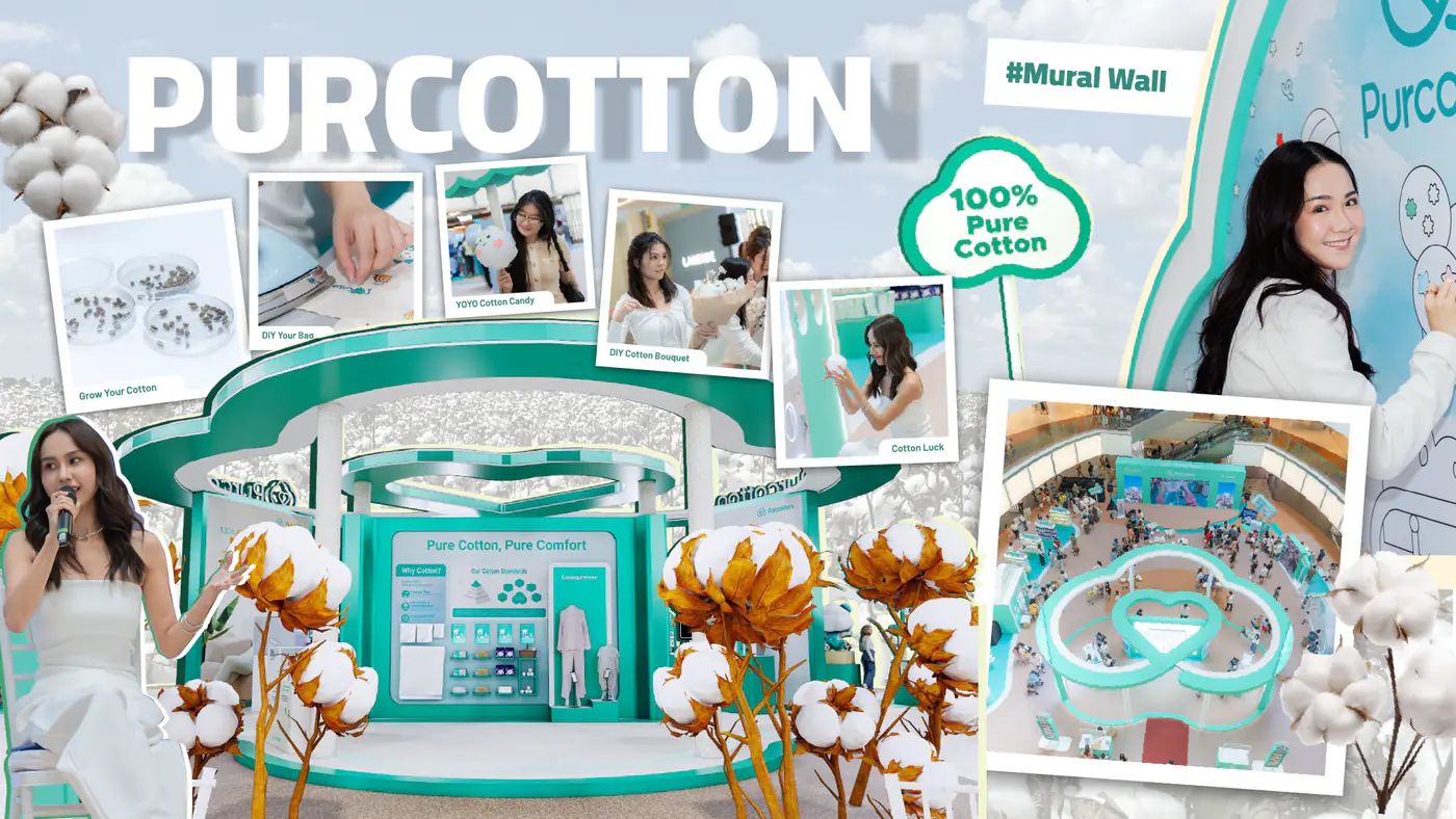 Purcotton retail brand activation by La Memoria, Malaysia